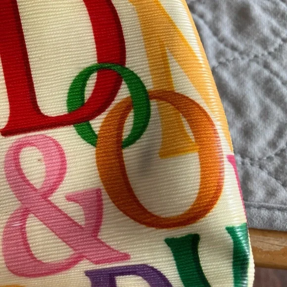 DOONEY & BOURKE Vintage Letter Carrier Crossbody. 8.5”x9”. Rainbow zippers. - Picture 12 of 12